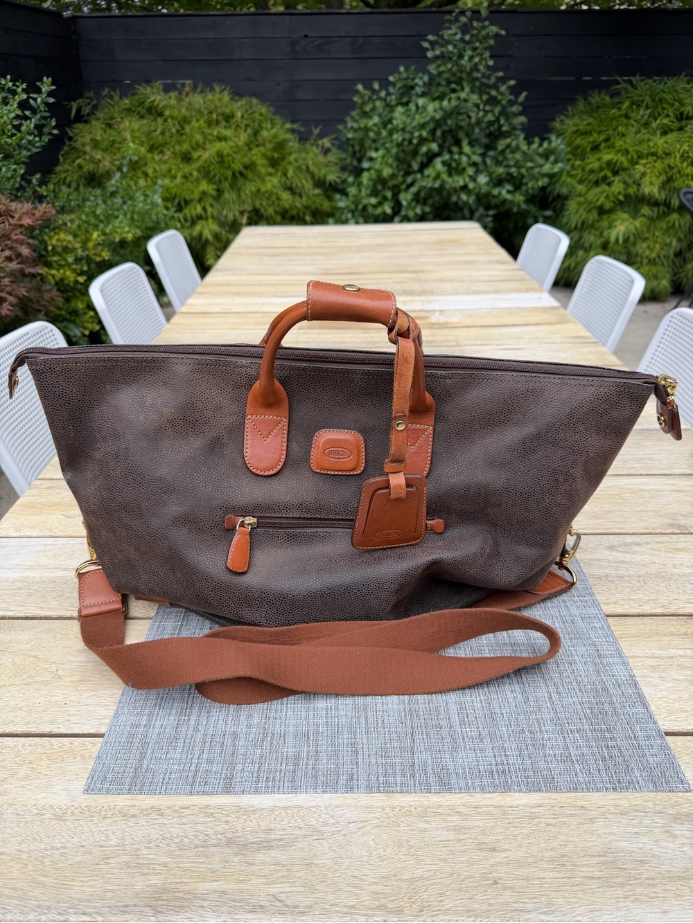 BRIC's Life Cargo Holdall Travel Duffle Bag, Olive